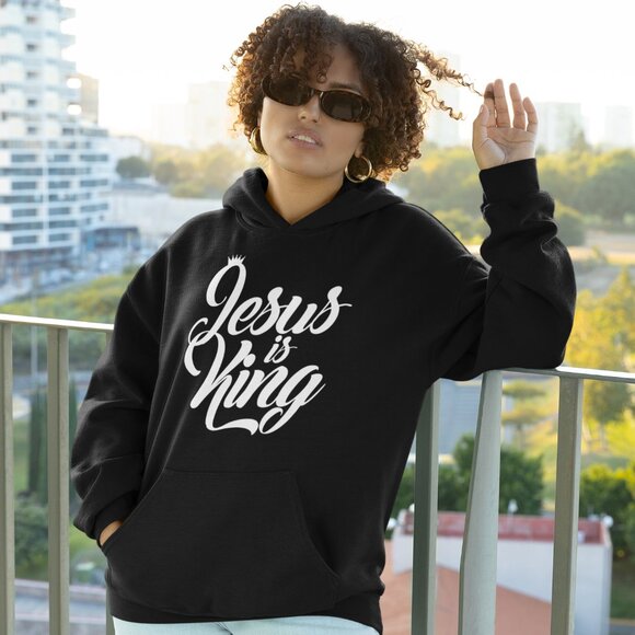 Jesus Is King Hoodie, Jesus Clothing, - Picture 3 of 5